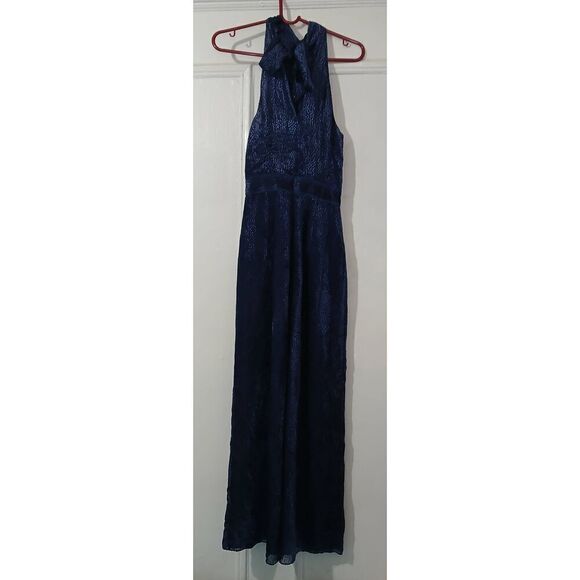 Elevenses anthropologie women size 2 TALL LONG glam dressy romper halt neck $178 - Picture 6 of 9